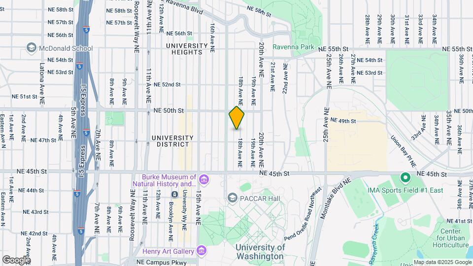 4717 18th Ave NE Mapa y Detalles de la Ubicación