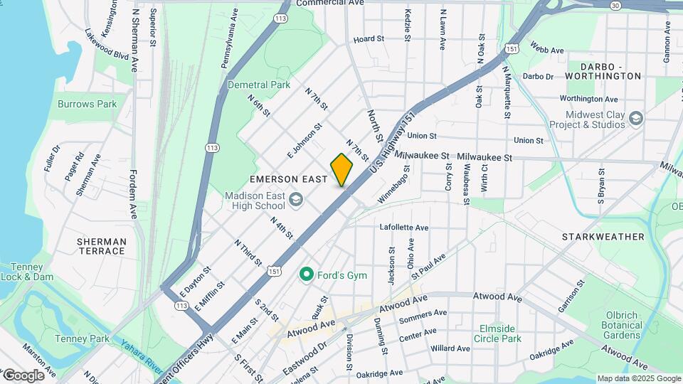 2342 E Washington Ave Map and Location Details