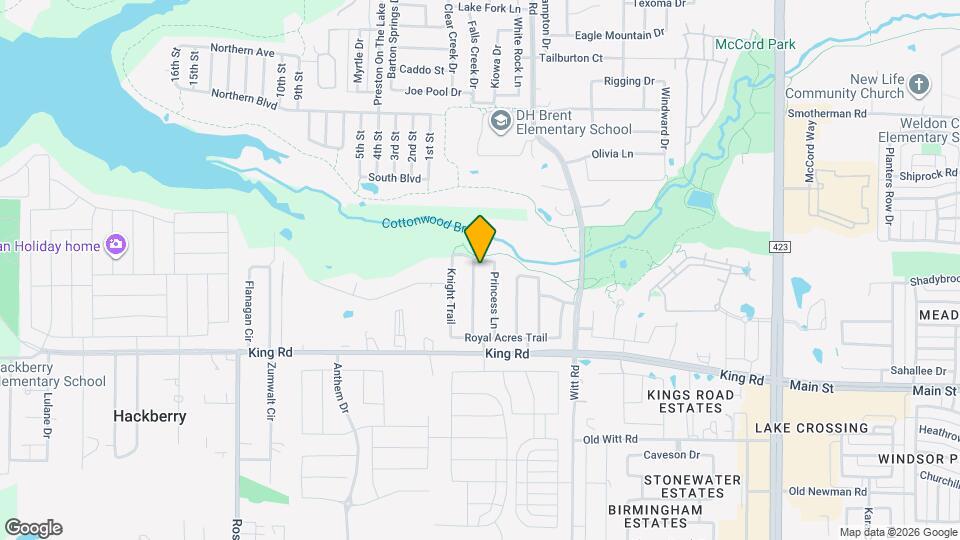 1665 Crown Point Dr Map and Location Details