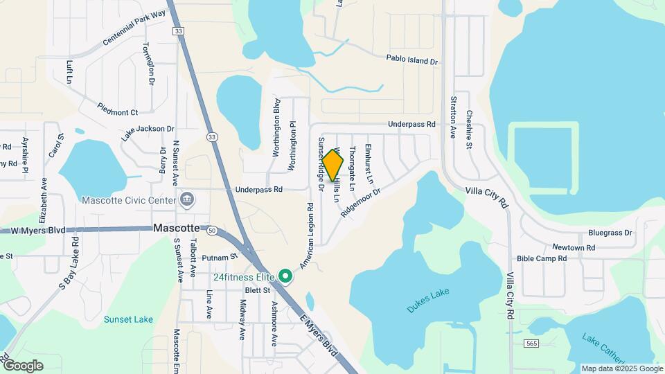 1829 Western Hills Ln Mapa y Detalles de la Ubicación
