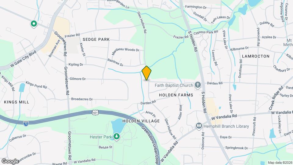 2900 Glen Hollow Rd Map and Location Details