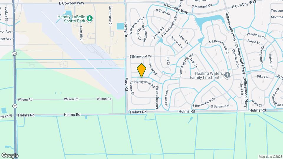 3019 Honeywood Rd Map and Location Details