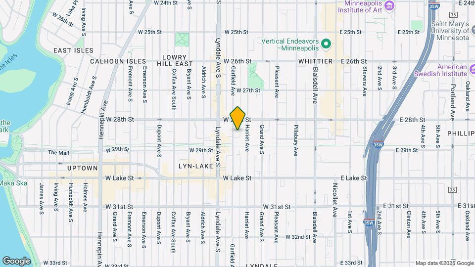 2825 Garfield Ave-Unit -Unit 2 Map and Location Details