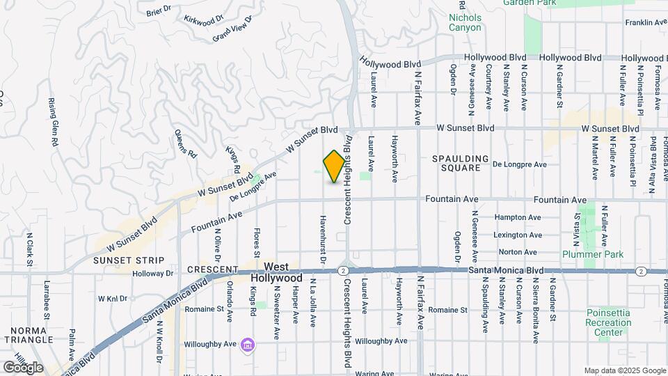 1316 Havenhurst Drive Mapa y Detalles de la Ubicación