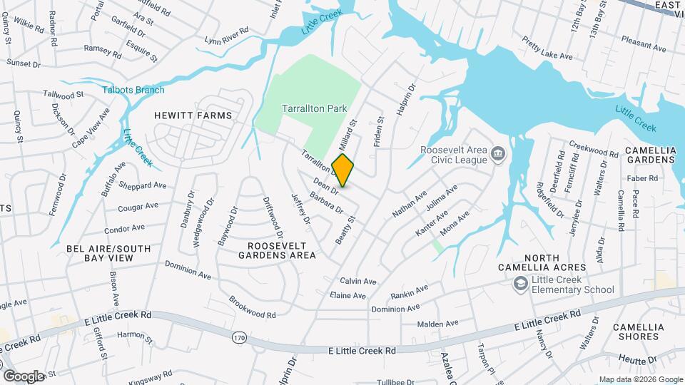 2216 Dean Dr Map and Location Details