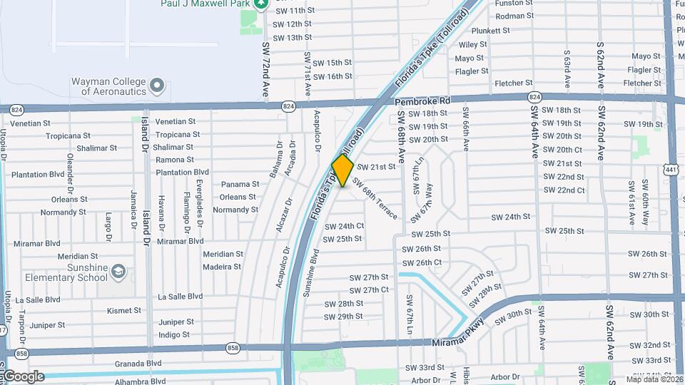 2241 Sunshine Blvd Map and Location Details