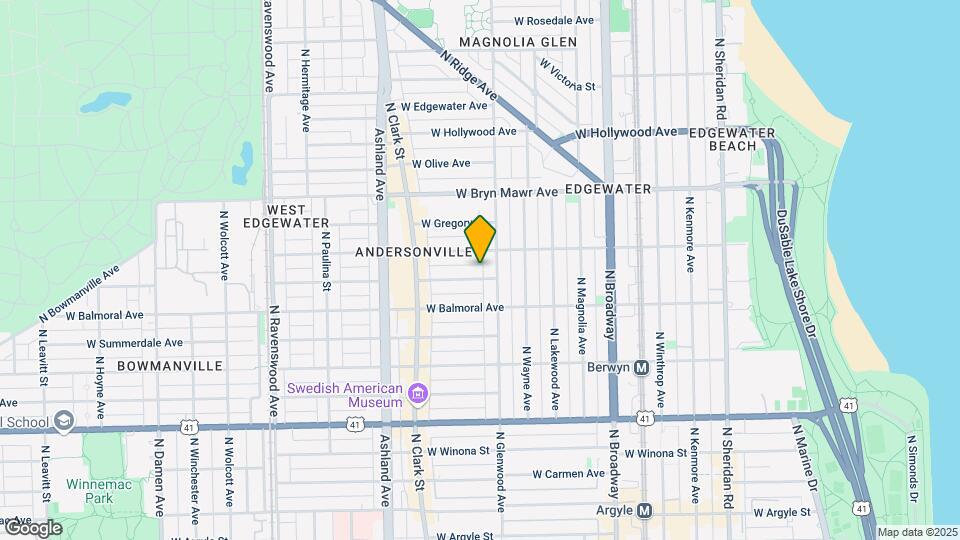 1416 W Rascher Ave Map and Location Details