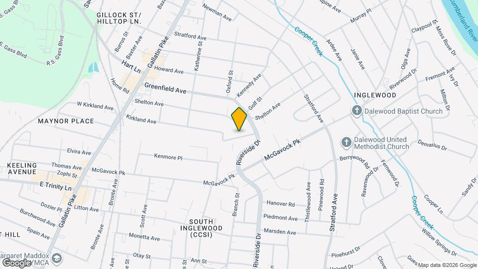 1416 Kirkland Ave Map and Location Details