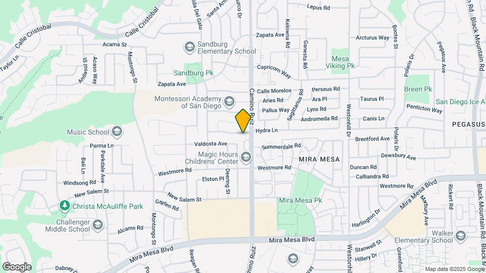 8313 Hydra Ln Map and Location Details