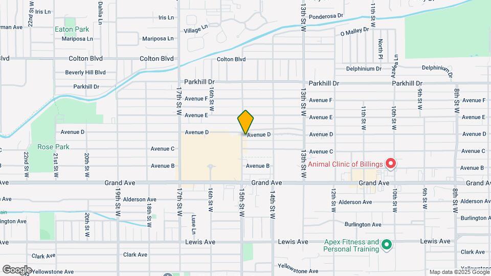 1448 Avenue D Map and Location Details