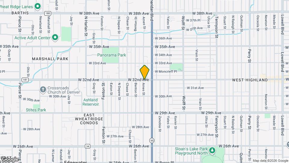 3196 Ames St Map and Location Details