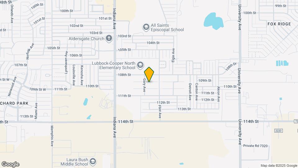 3111 109th St Map and Location Details