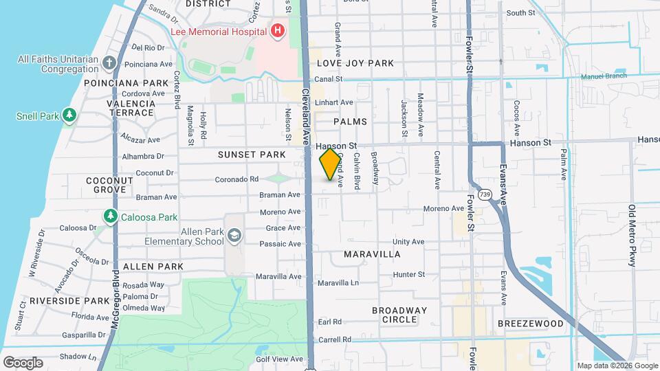 2055 Braman Ave Map and Location Details