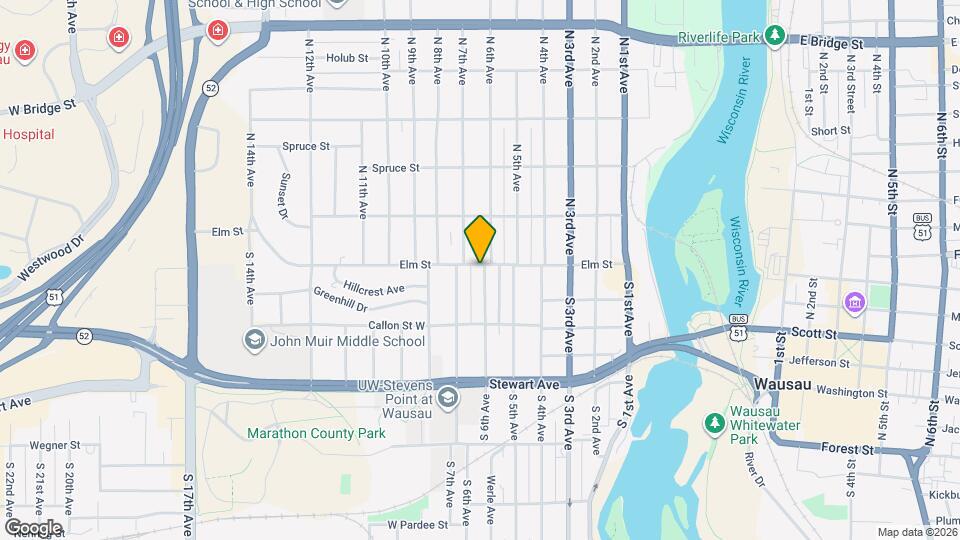 102 S 6th Ave, Unit B Map and Location Details