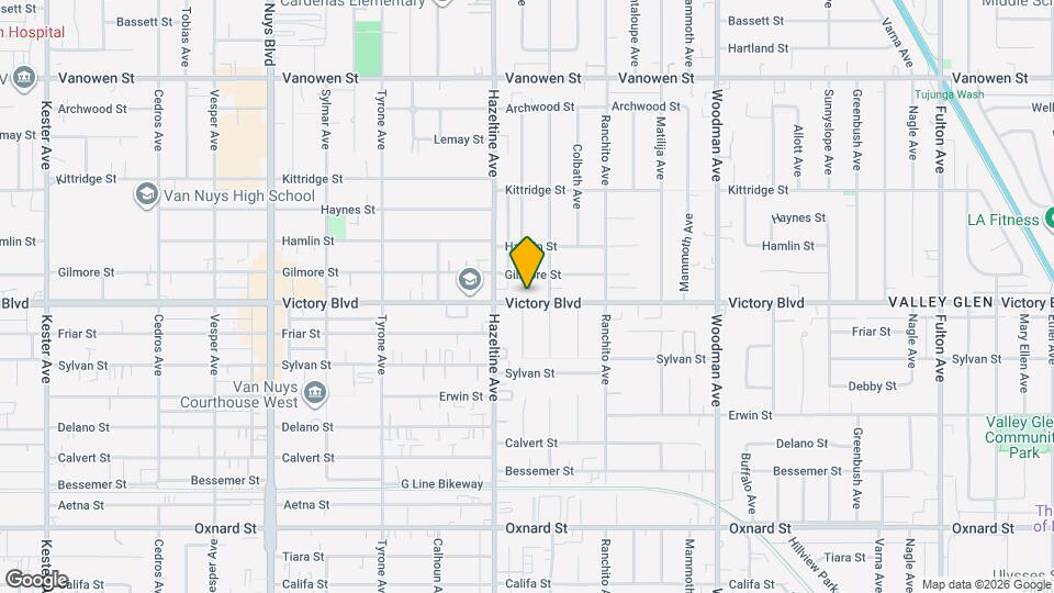 14025 Victory Blvd Map and Location Details