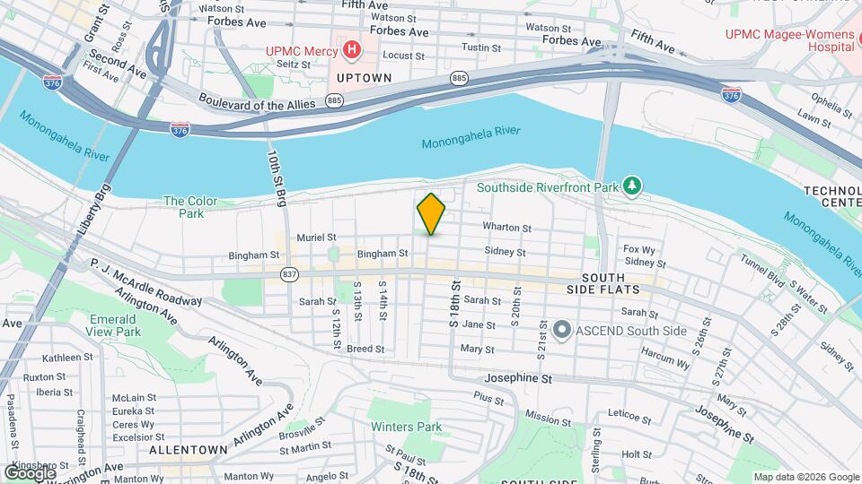 65 S 17th St, Unit 1 Mapa y Detalles de la Ubicación