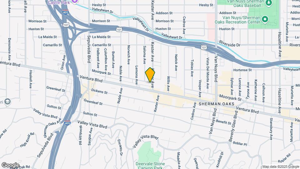 14900 Moorpark St Map and Location Details
