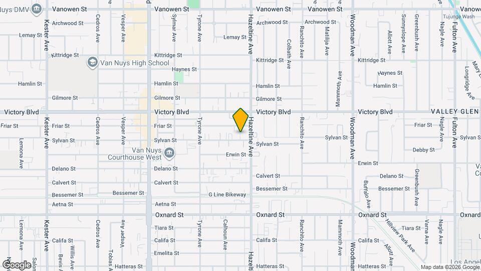 14121 Sylvan St, Unit 1/2 Mapa y Detalles de la Ubicación
