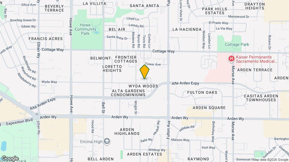 2427-2429 Wyda Way Map and Location Details