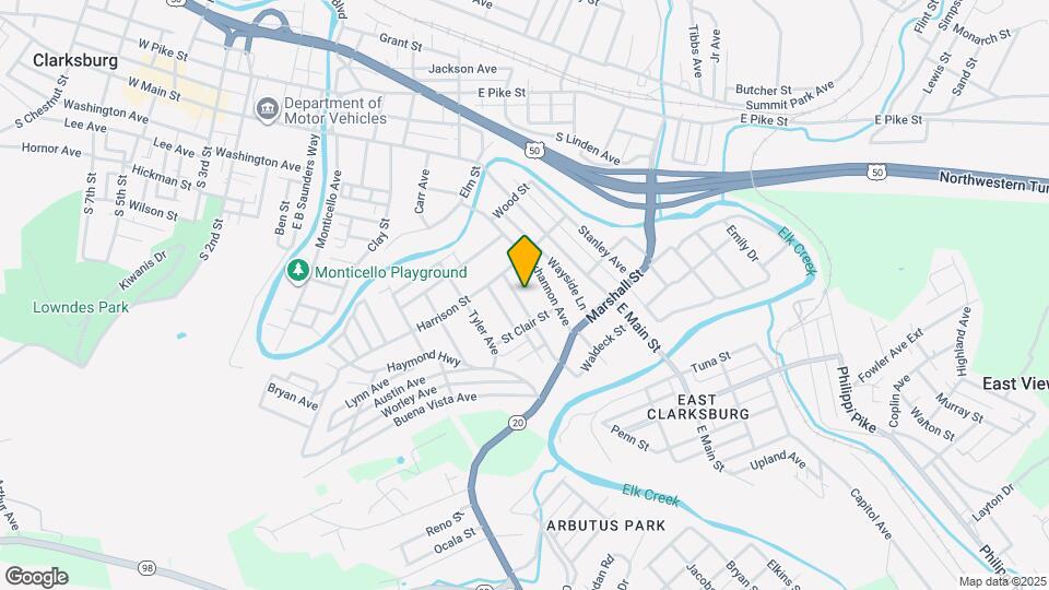 310 Spring Ave Map and Location Details