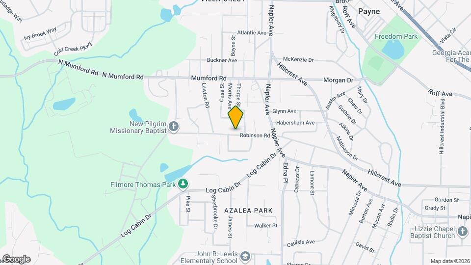 3905 Robinson Rd Mapa y Detalles de la Ubicación