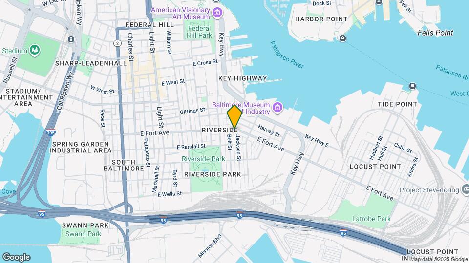 531 E Fort Ave Map and Location Details