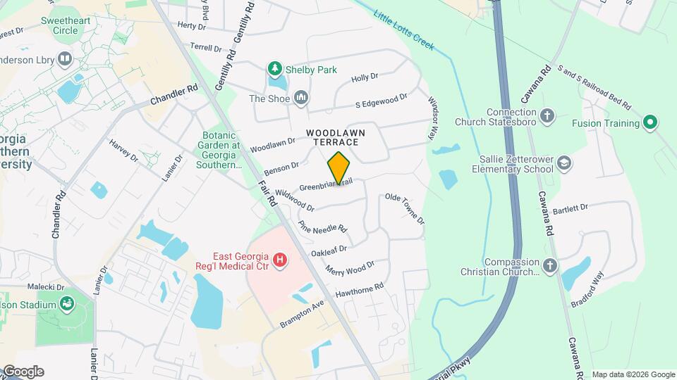 114 Greenbriar Trail Map and Location Details