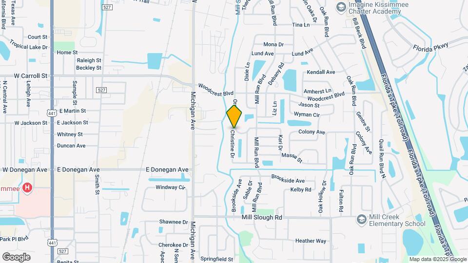 1410 Orchid Ln Map and Location Details