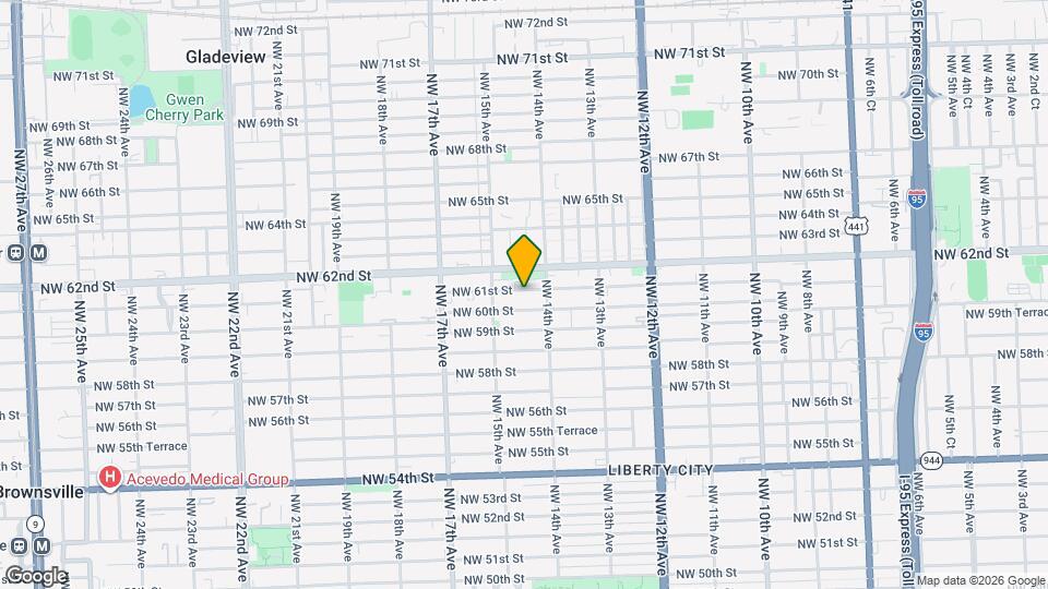1440 NW 61st St Map and Location Details