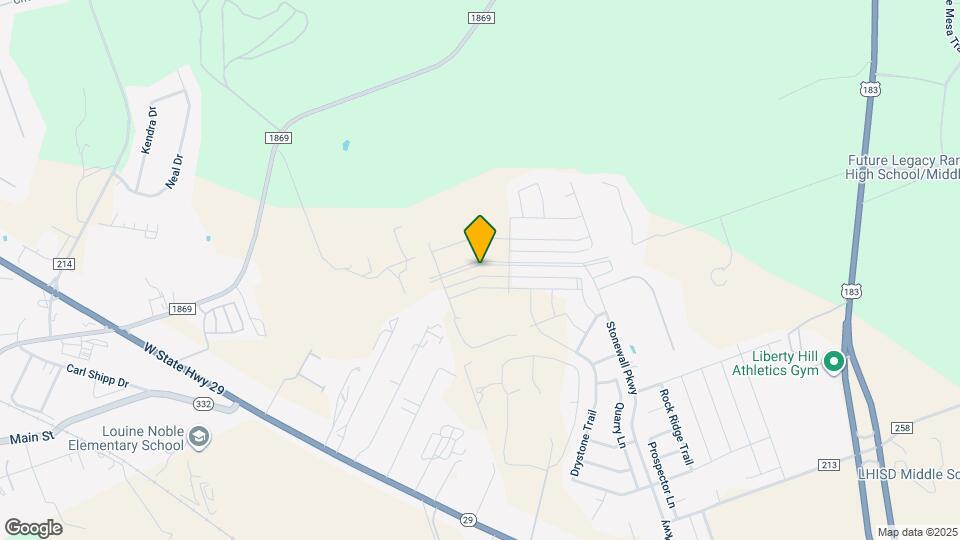 833 Long Run Map and Location Details