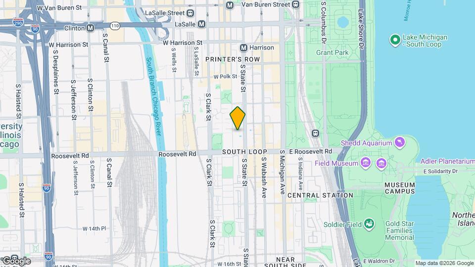 1143 S Plymouth Ct Mapa y Detalles de la Ubicación