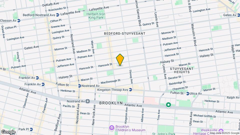 263 Halsey St Map and Location Details