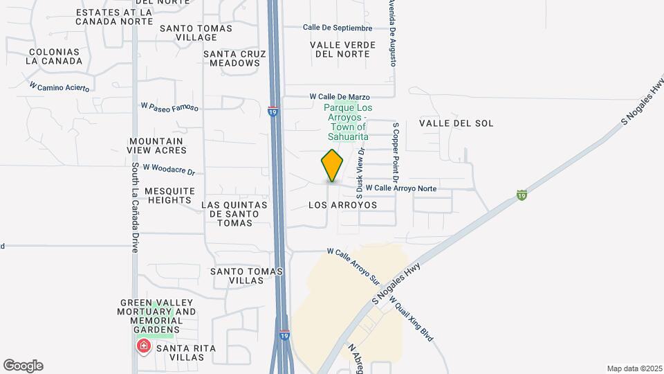 18351 S Avenida Arroyo Seco Map and Location Details