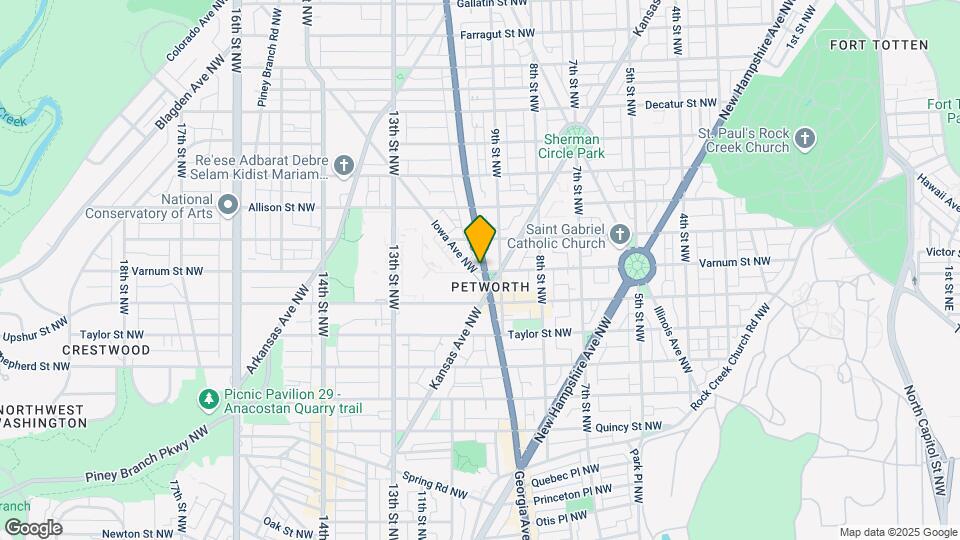 4308 Georgia Ave NW Map and Location Details