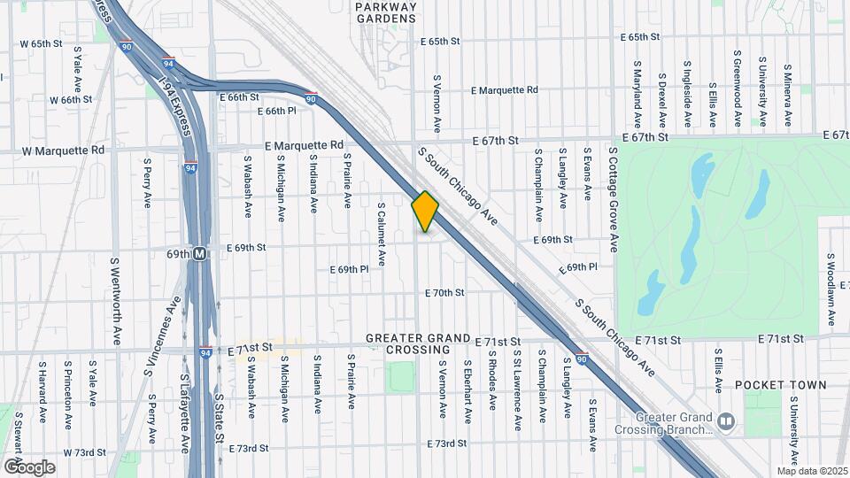 400 E 69th St Mapa y Detalles de la Ubicación