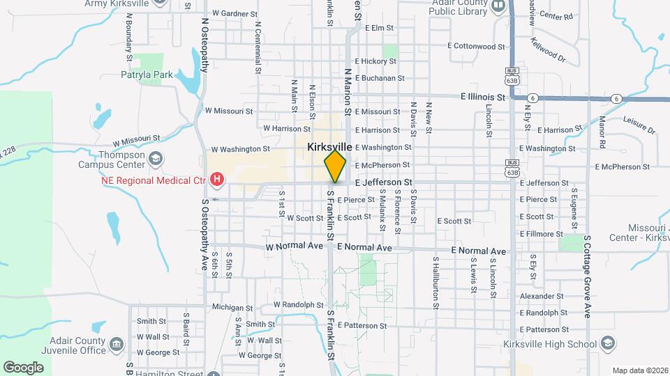 Jefferson Apartments and Nearby Kirksville Apartments For Rent