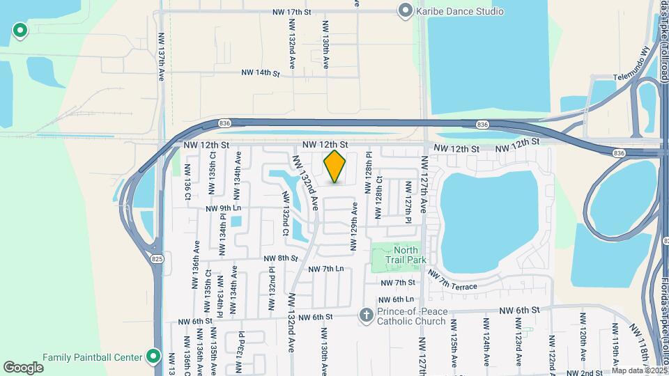 12972 NW 10th St Map and Location Details