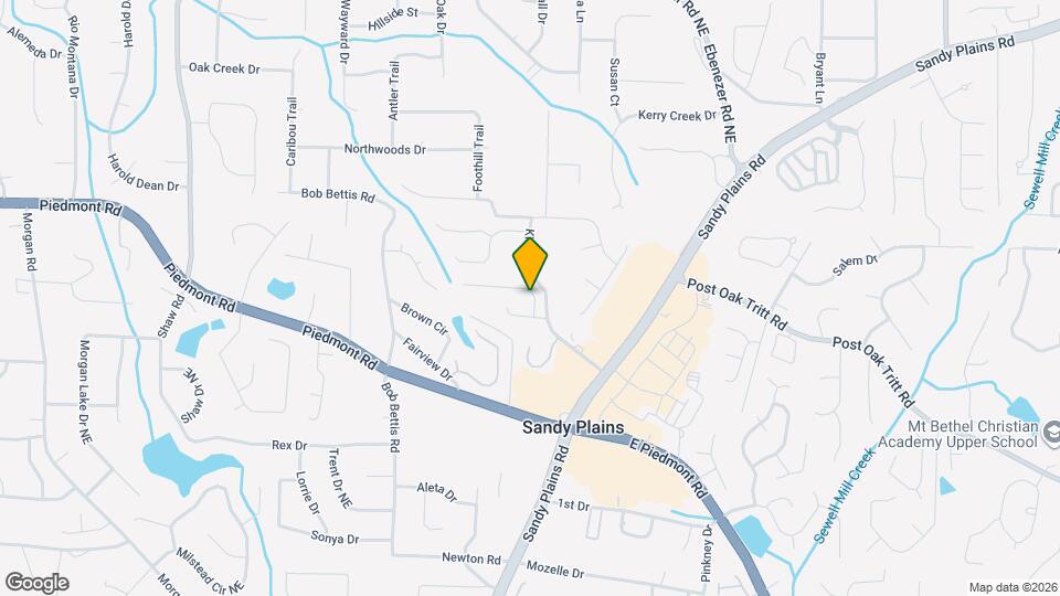 2705 Ashbury Point Ln Mapa y Detalles de la Ubicación