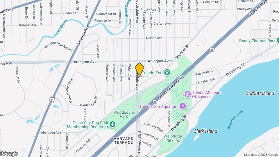 1005 Woodsdale Ave Mapa y Detalles de la Ubicación