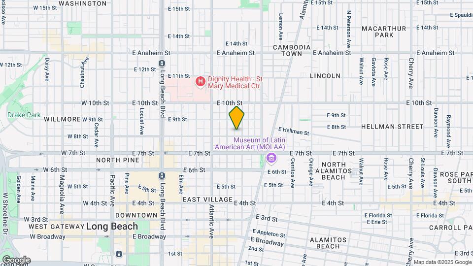 725 E 8th St Mapa y Detalles de la Ubicación