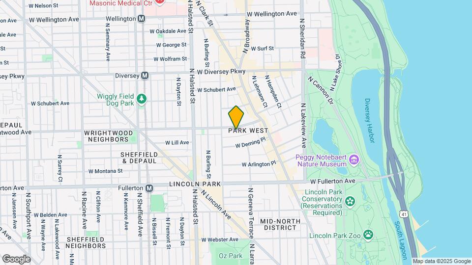 665 W Wrightwood Ave, Unit M08B Mapa y Detalles de la Ubicación