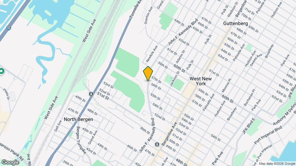 5601 John F. Kennedy Blvd Mapa y Detalles de la Ubicación