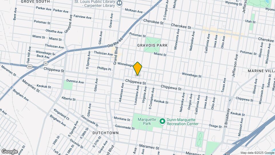 3741 Louisiana Ave Map and Location Details