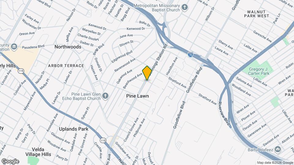 4232 Jennings Station Rd Map and Location Details