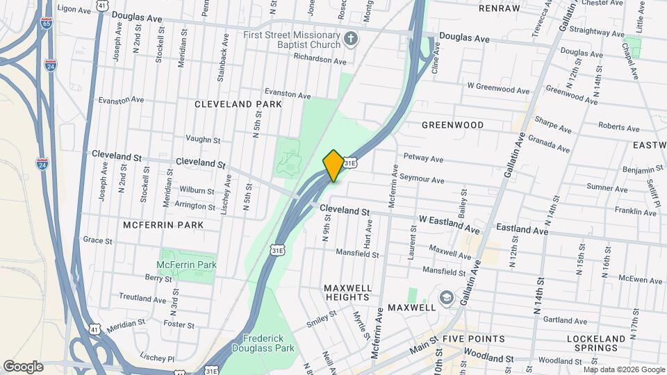 845 W Eastland Ave Map and Location Details