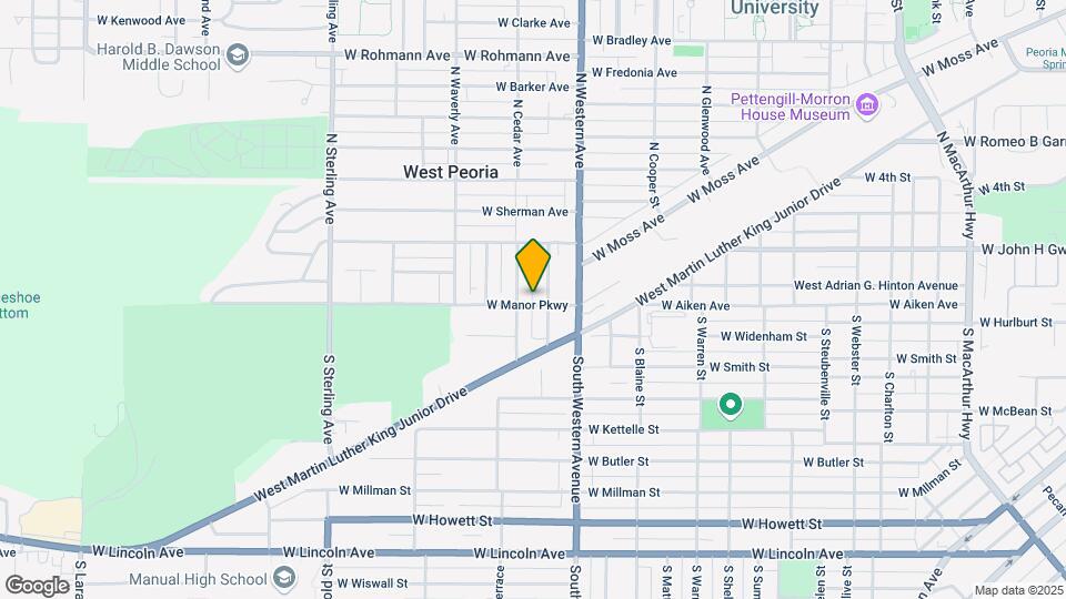 2001 W Manor Pkwy Map and Location Details