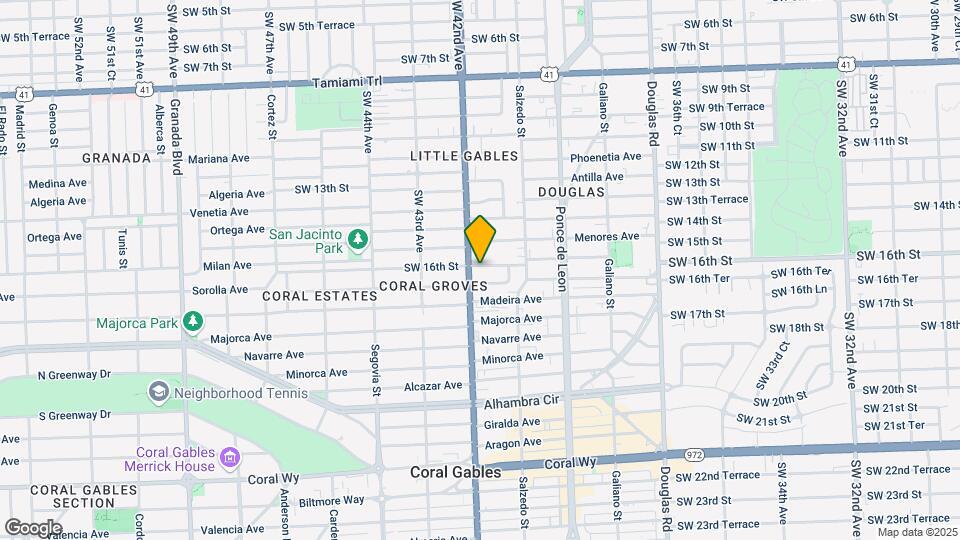 344 Mendoza Ave Map and Location Details