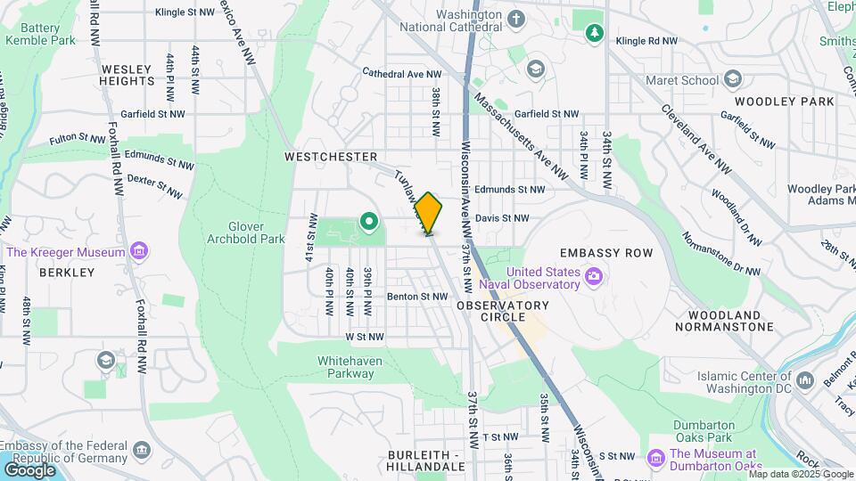 3801 Calvert St NW Map and Location Details