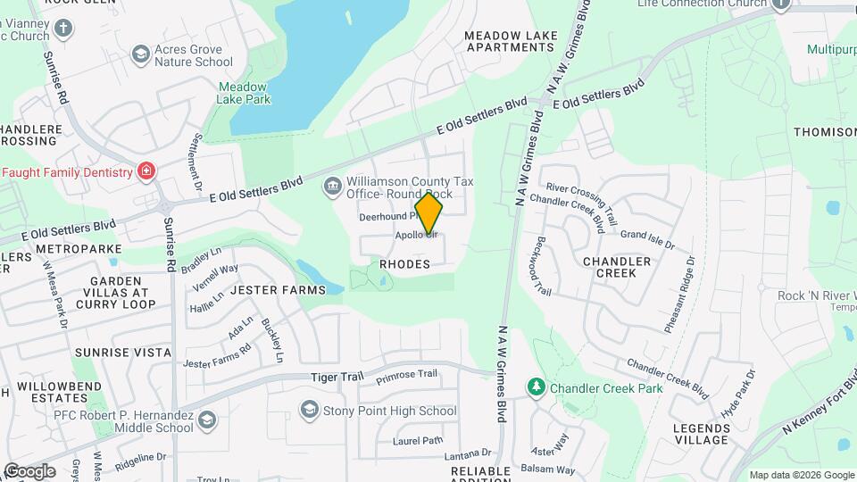 1120 Apollo Cir Map and Location Details