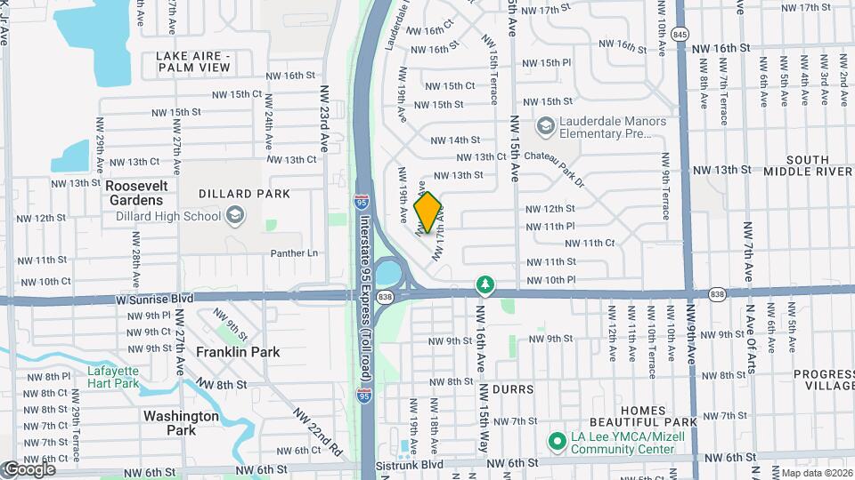 1114 NW 19th Ave Map and Location Details